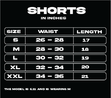 fitzire size chart